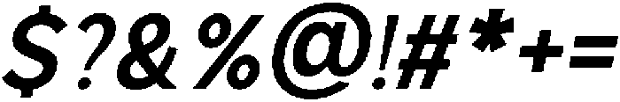 Glavia Italic otf (400) Font OTHER CHARS