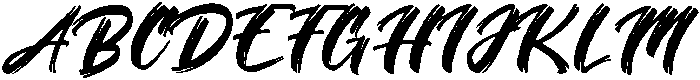 Glavient-Regular otf (400) Font UPPERCASE