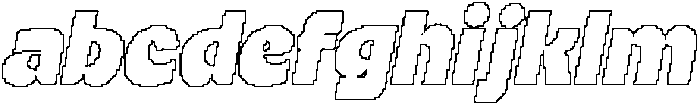 Glazio Pixel Outline otf (400) FONT