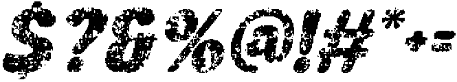 Glazio Rounded Stamp Italic otf (400) Font OTHER CHARS