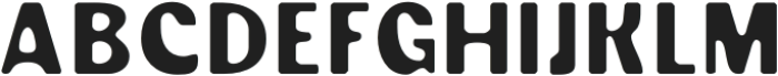 GlazioBlur-Regular otf (400) Font UPPERCASE