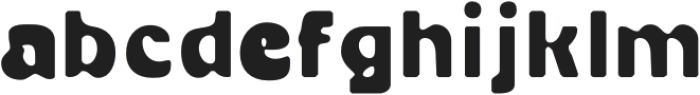 GlazioBlur-Regular otf (400) Font LOWERCASE