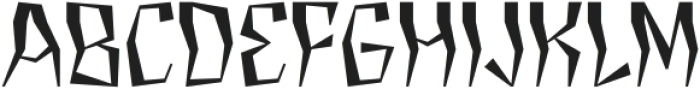 Gledek-Regular otf (400) Font UPPERCASE