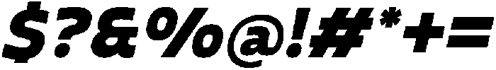 Gleh Bold Slanted otf (700) Font OTHER CHARS