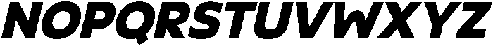 Gleh Bold Slanted otf (700) Font UPPERCASE