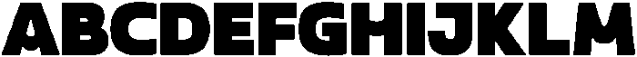 Gleh Extra Bold otf (700) Font UPPERCASE