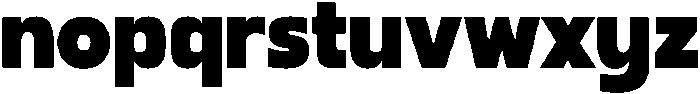 Gleh Extra Bold otf (700) Font LOWERCASE