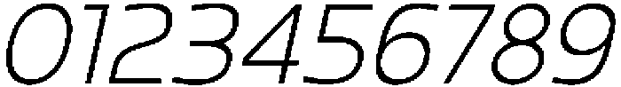 Gleh Light Slanted otf (300) Font OTHER CHARS