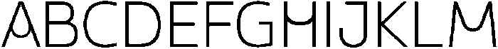 Gleh Light otf (300) Font UPPERCASE