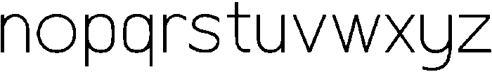 Gleh Light otf (300) Font LOWERCASE