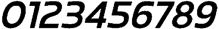 Gleh Medium Slanted otf (500) Font OTHER CHARS