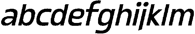 Gleh Medium Slanted otf (500) FONT