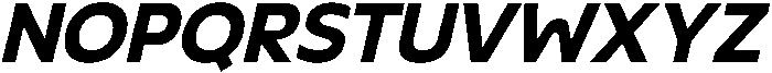 Gleh Semi Bold Slanted otf (600) Font UPPERCASE