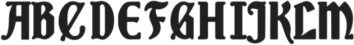 Glenhaven otf (400) Font UPPERCASE