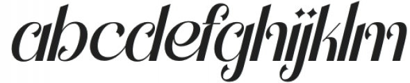 GleniteEleganteItalic-Regular otf (400) Font LOWERCASE