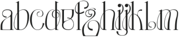 Glesy otf (400) Font LOWERCASE