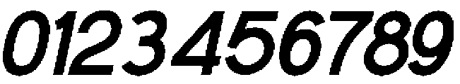 Glevia Bold Italic otf (700) Font OTHER CHARS