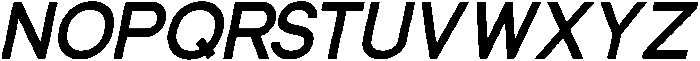 Glevia Bold Italic otf (700) Font UPPERCASE