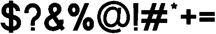 Glevia Bold otf (700) Font OTHER CHARS