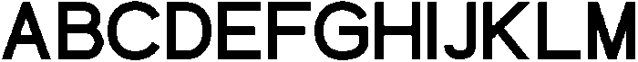 Glevia Bold otf (700) Font UPPERCASE