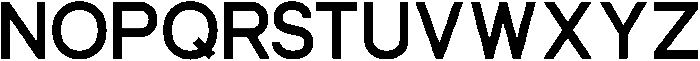 Glevia Bold otf (700) Font UPPERCASE