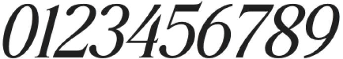 Glevora Italic otf (400) Font OTHER CHARS
