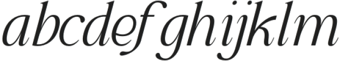 Glevora Light Italic otf (300) FONT