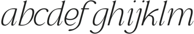 Glevora Thin Italic otf (100) FONT