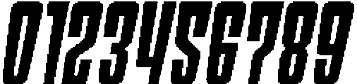 Gliches Italic otf (400) Font OTHER CHARS