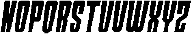 Gliches Italic otf (400) Font UPPERCASE