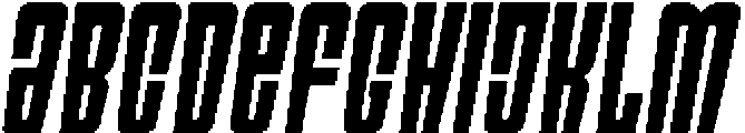 Gliches Italic otf (400) FONT