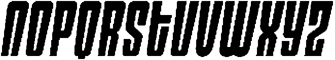 Gliches Italic otf (400) Font LOWERCASE