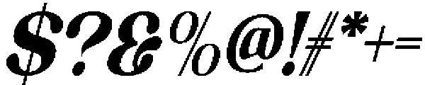 Glide Orwate Italic otf (400) Font OTHER CHARS