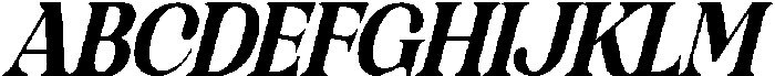 Glide Orwate Italic otf (400) Font UPPERCASE