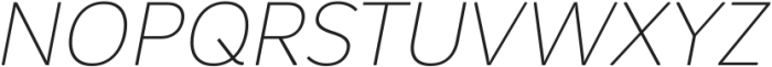 Gliffon Thin Italic ttf (100) Font UPPERCASE