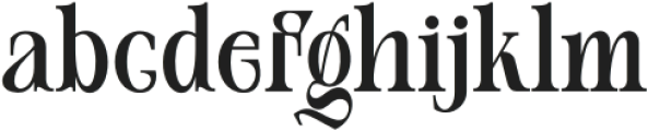 Glifgin Regular otf (400) Font LOWERCASE