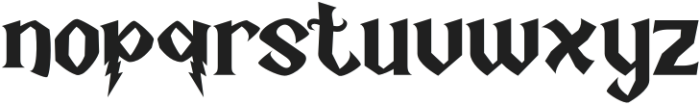 Glimoria-Regular otf (400) Font LOWERCASE