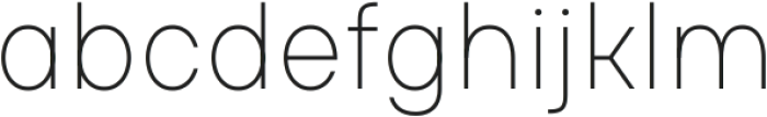 Glimp Variable Thin ttf (100) Font LOWERCASE