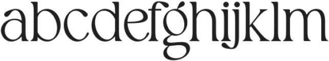 Glinster Regular otf (400) Font LOWERCASE