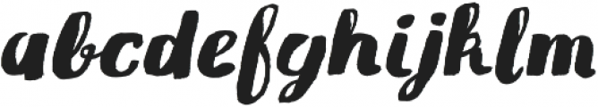Gliny Brush Italic otf (400) Font LOWERCASE