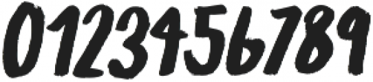Gliny Hand Dense Italic otf (400) Font OTHER CHARS