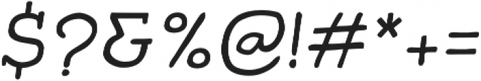 Gliny Hand Slab 100 Italic otf (100) Font OTHER CHARS