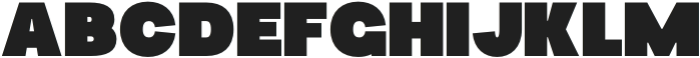 Glipe Black otf (900) Font UPPERCASE