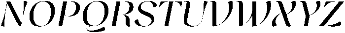 Glisagio Bold Italic otf (700) Font UPPERCASE