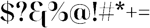 Glisagio Bold otf (700) Font OTHER CHARS