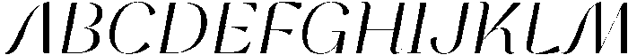 Glisagio Italic otf (400) Font UPPERCASE