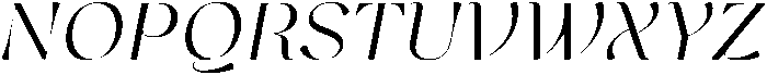 Glisagio Italic otf (400) Font UPPERCASE