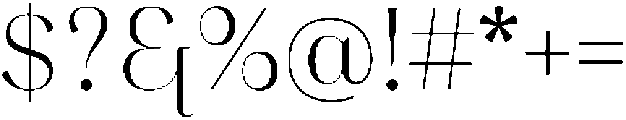 Glisagio Light otf (300) Font OTHER CHARS