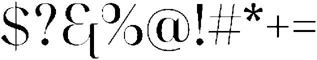 Glisagio Regular otf (400) Font OTHER CHARS