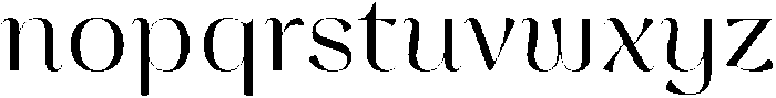 Glisagio Regular otf (400) Font LOWERCASE